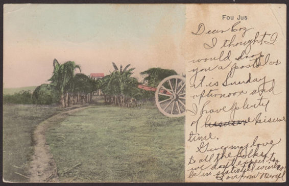 Image of Auction Lot 83 - reverse of card